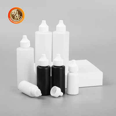 पीई प्लास्टिक Squeeze बोतलें 120Ml नरम बाल तेल डाई सॉस ट्विस्ट ओपन डिस्पेंसर टोपी आवेदक