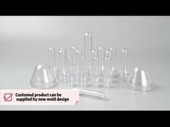 पानी की बोतलों के लिए कस्टम पारदर्शी पीईटी प्रीफॉर्म 1 लीटर