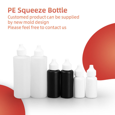 पीई प्लास्टिक Squeeze बोतलें 120Ml नरम बाल तेल डाई सॉस ट्विस्ट ओपन डिस्पेंसर टोपी आवेदक