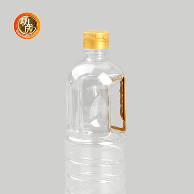 स्पष्ट प्लास्टिक मसाले की बोतलें खाद्य ग्रेड मसाले पैकेजिंग 1800ml क्षमता