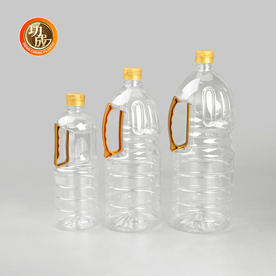 स्पष्ट प्लास्टिक मसाले की बोतलें खाद्य ग्रेड मसाले पैकेजिंग 1800ml क्षमता