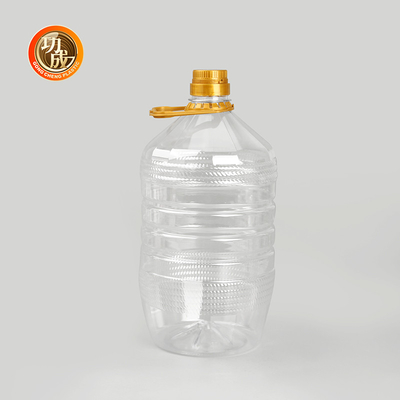 खाद्य ग्रेड स्पष्ट प्लास्टिक मसाला बोतलें मसाले सिलेंडर पैकेजिंग 1000ml-1800ml